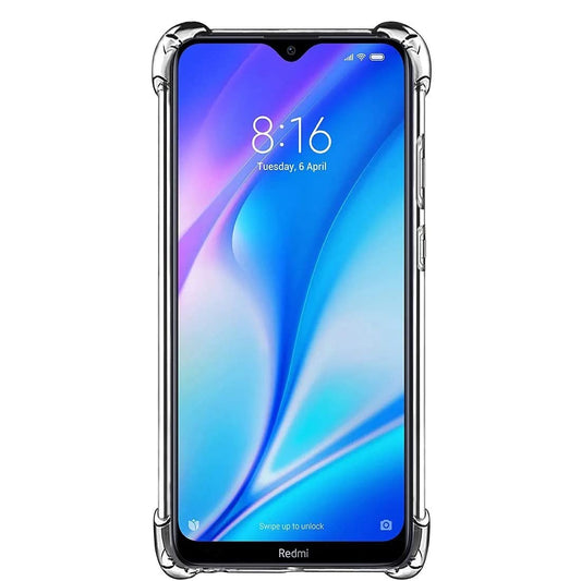 E-COSMOS for Redmi 8A Dual Case Cover Slim Crystal Clear Soft TPU Back Cover (Transparent)