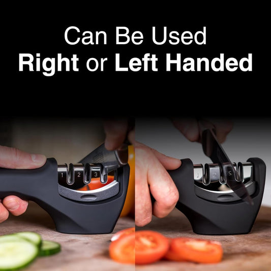 E-COSMOS Pro Knife Sharpener Tool - Advanced Rod Sharpening System for Effortless Blade Maintenance | Ideal for Chefs and Home Cooks
