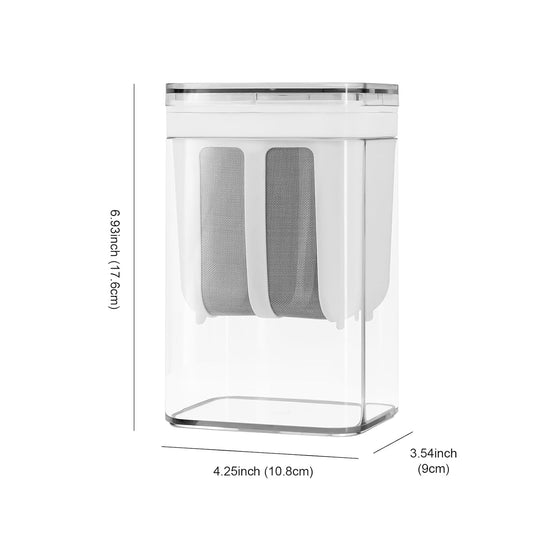 E-COSMOS Plastic Multipurpose Greek Yogurt & Curd Maker Hung Curd - 1100ml | Durable, BPA-Free | Easy Homemade Yogurt & Cheese (Yogurt Ma