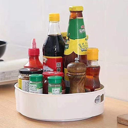 E-COSMOS Multi-Purpose 360° Rotating Organizer Tray | Off-White
