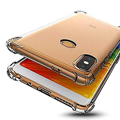 E-COSMOS for Redmi Note 5 Pro Case Cover Slim Crystal Clear Soft TPU Back Cover (Transparent)