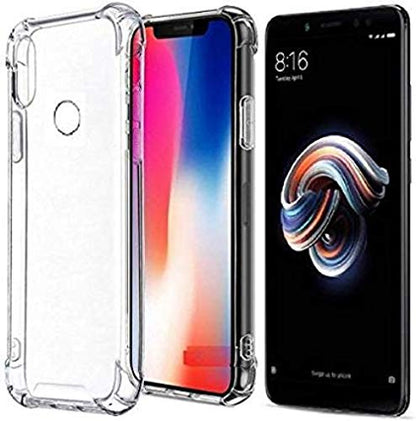 E-COSMOS Bumper Case for Xiaomi Redmi Note 7 Pro (Silicone Transparent)