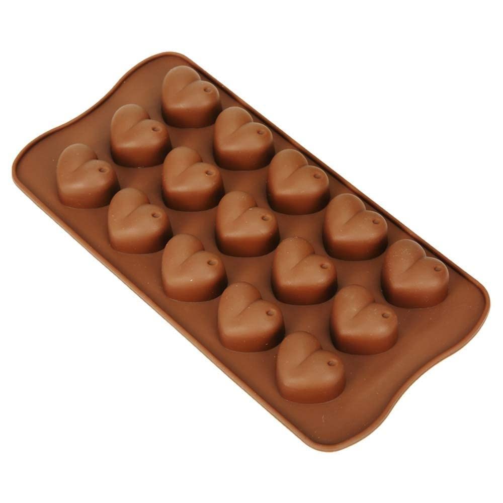 E-COSMOS Chocolate Silicon Mould, Random Design Chocolate Mould for Baking Making Chocolates