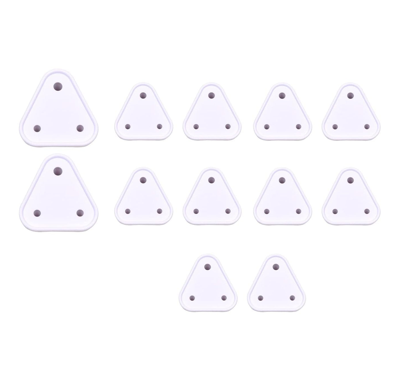 E-COSMOS E-COSMOS Baby Safety Electric Socket Plug Cover Guards (Pack of 12) White