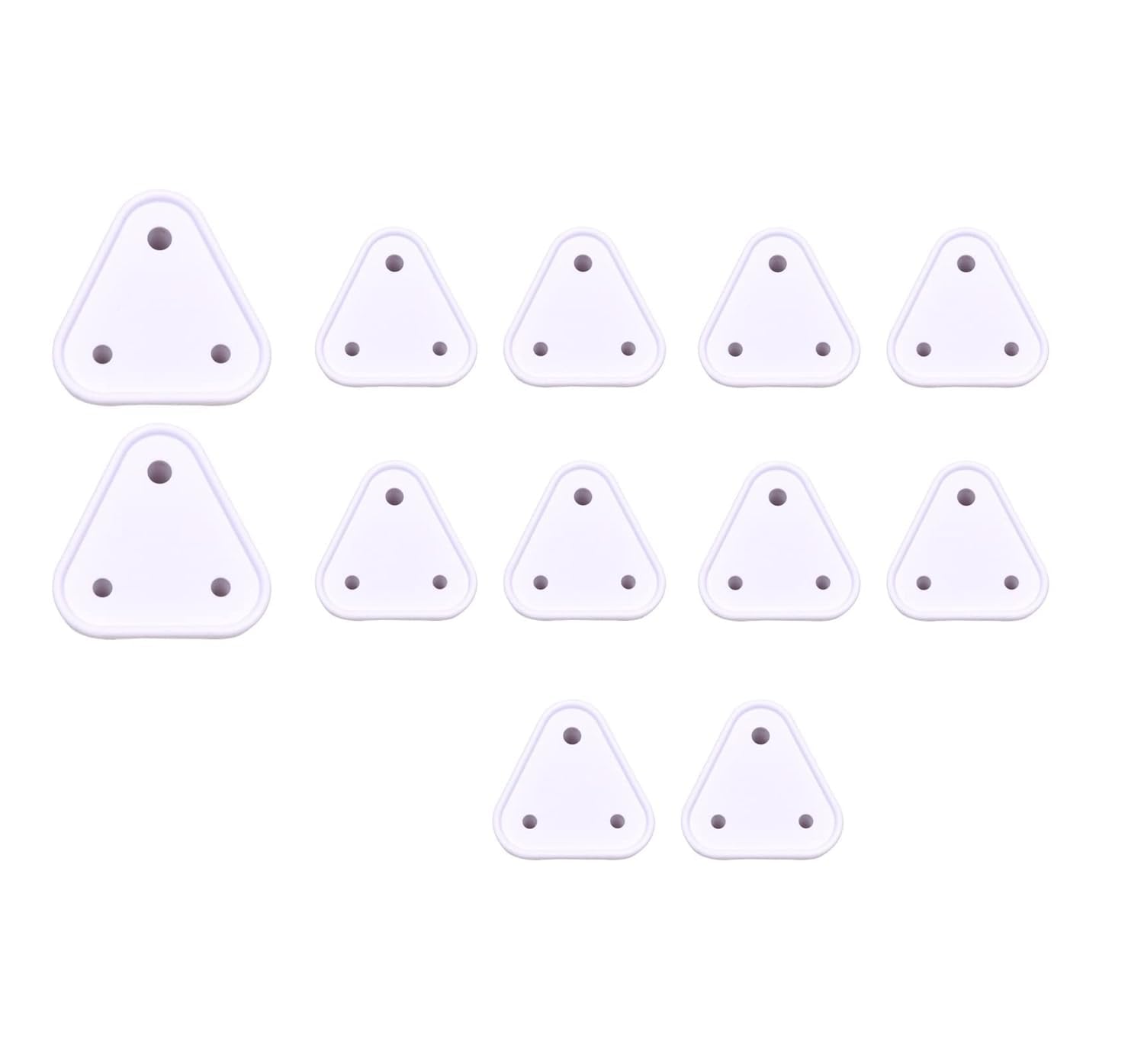 E-COSMOS E-COSMOS Baby Safety Electric Socket Plug Cover Guards (Pack of 12) White
