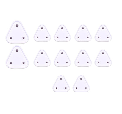 E-COSMOS E-COSMOS Baby Safety Electric Socket Plug Cover Guards (Pack of 12) White