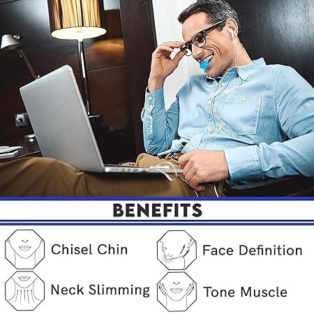E-COSMOS Pack Of 2 Jawline Exerciser Double Chin Reducer