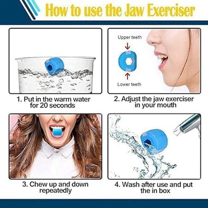 E-COSMOS Pack Of 2 Jawline Exerciser Double Chin Reducer