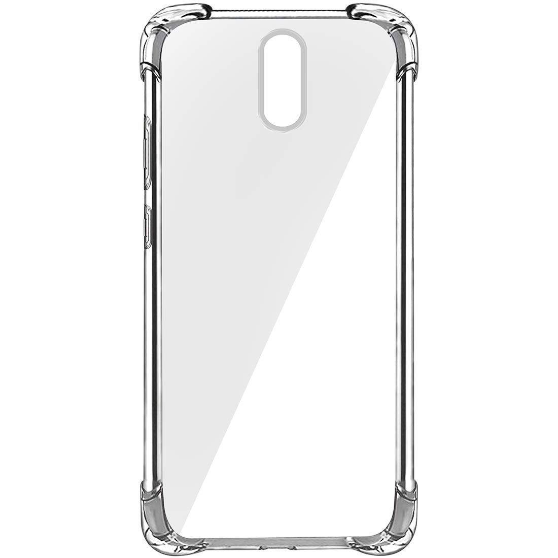 E-COSMOS for Redmi 8A Dual Case Cover Slim Crystal Clear Soft TPU Back Cover (Transparent)