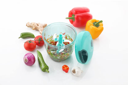 E-Cosmos Smart Handy Multi-Purpose Fruit & Vegetable Cutter Chopper (900ML, Purple, Pack of 1