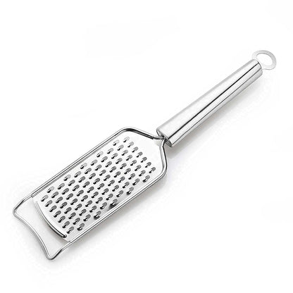 E-COSMOS Stainless Steel Cheese Grater & Lemon Zester for Kitchen- Cheese, Lemon, Ginger, Garlic, Chocolate, Vegetables & Fruits Shredder with Protective Cover, Adrak Grater, Dishwasher Safe