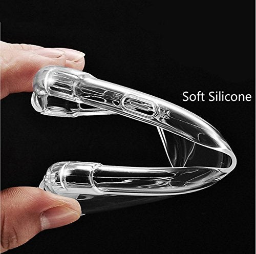 E-COSMOS Back Cover for Apple iPhone 6 (TPU+Plastic_Transparent)