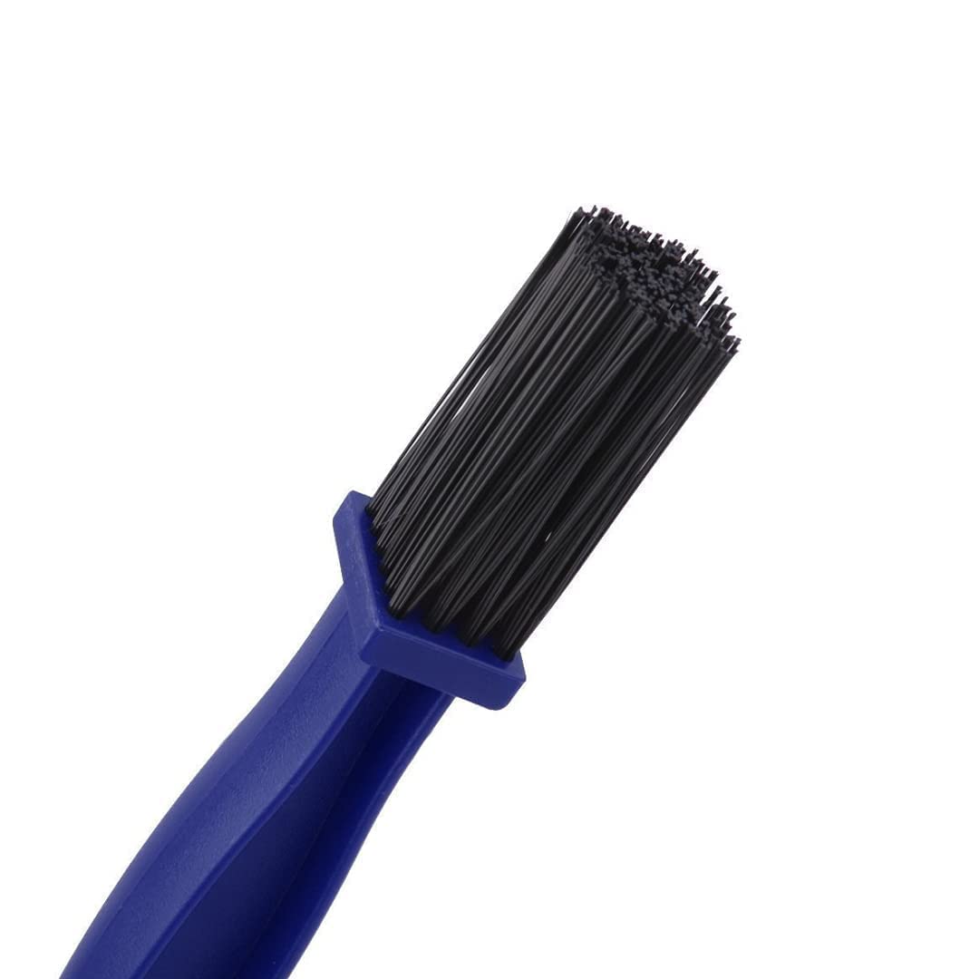E-COSMOS Universal Motorcycle/Cycle Chain Cleaner Brush for Bikes (Blue)