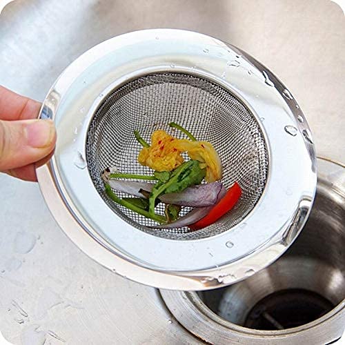 E-Cosmos Kitchen Sink Strainer Heavy-Duty Stainless-Steel Drain Jali