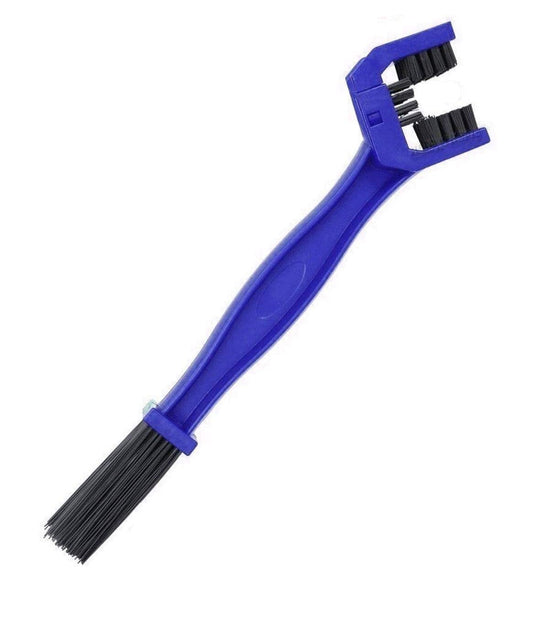 E-COSMOS Universal Motorcycle/Cycle Chain Cleaner Brush for Bikes (Blue)