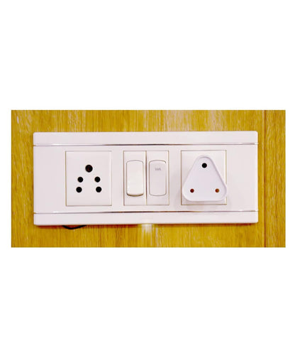 E-COSMOS E-COSMOS Baby Safety Electric Socket Plug Cover Guards (Pack of 12) White
