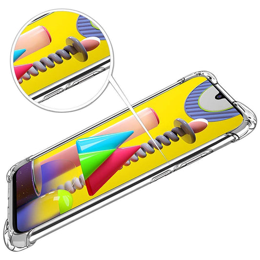 E-COSMOS for Samsung Galaxy M31 Case Cover Slim Crystal Clear Soft TPU Back Cover (Transparent)…