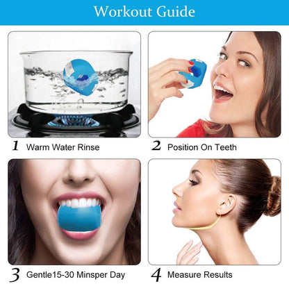 E-COSMOS Pack Of 2 Jawline Exerciser Double Chin Reducer