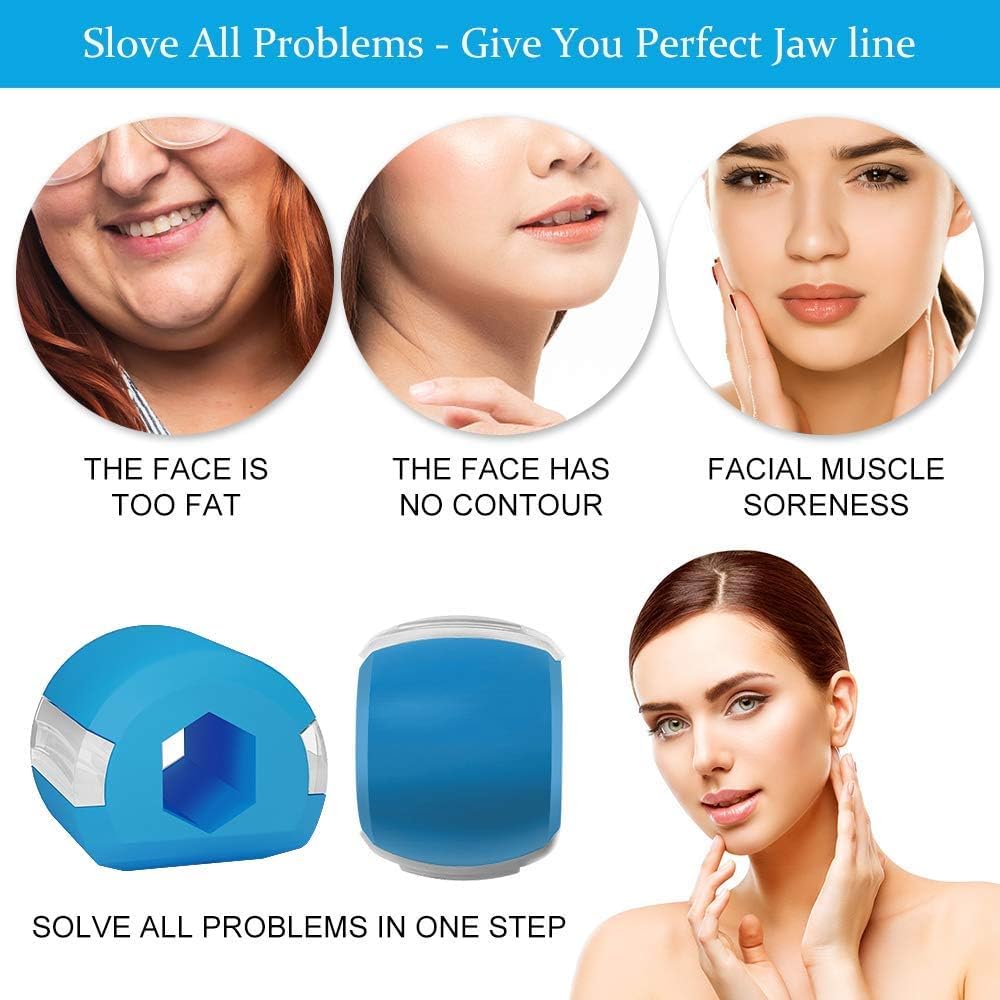 E-COSMOS Pack Of 2 Jawline Exerciser Double Chin Reducer