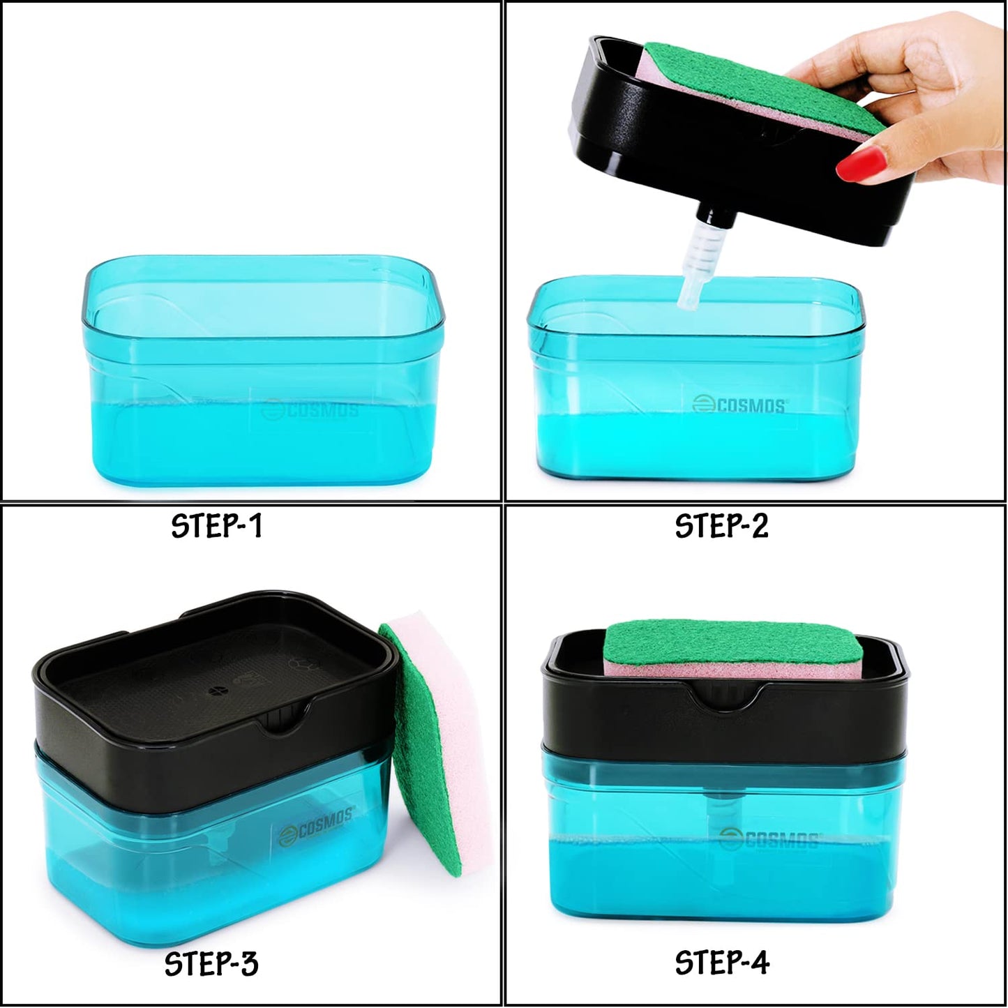 E-COSMOS Soap Dispenser Pump for Dishwasher (Multi-Colour)