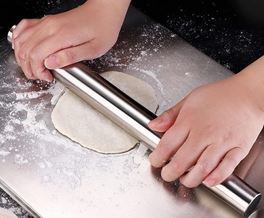 E-COSMOS Silicone Baking Mat Silicone Chapati Atta Kneading Mat Non-Stick Fondant Rolling Mat Stretchable for Kitchen Roti Chapati (Baking Mat 50 * 40 cm)(Multicolor) (DW-2)