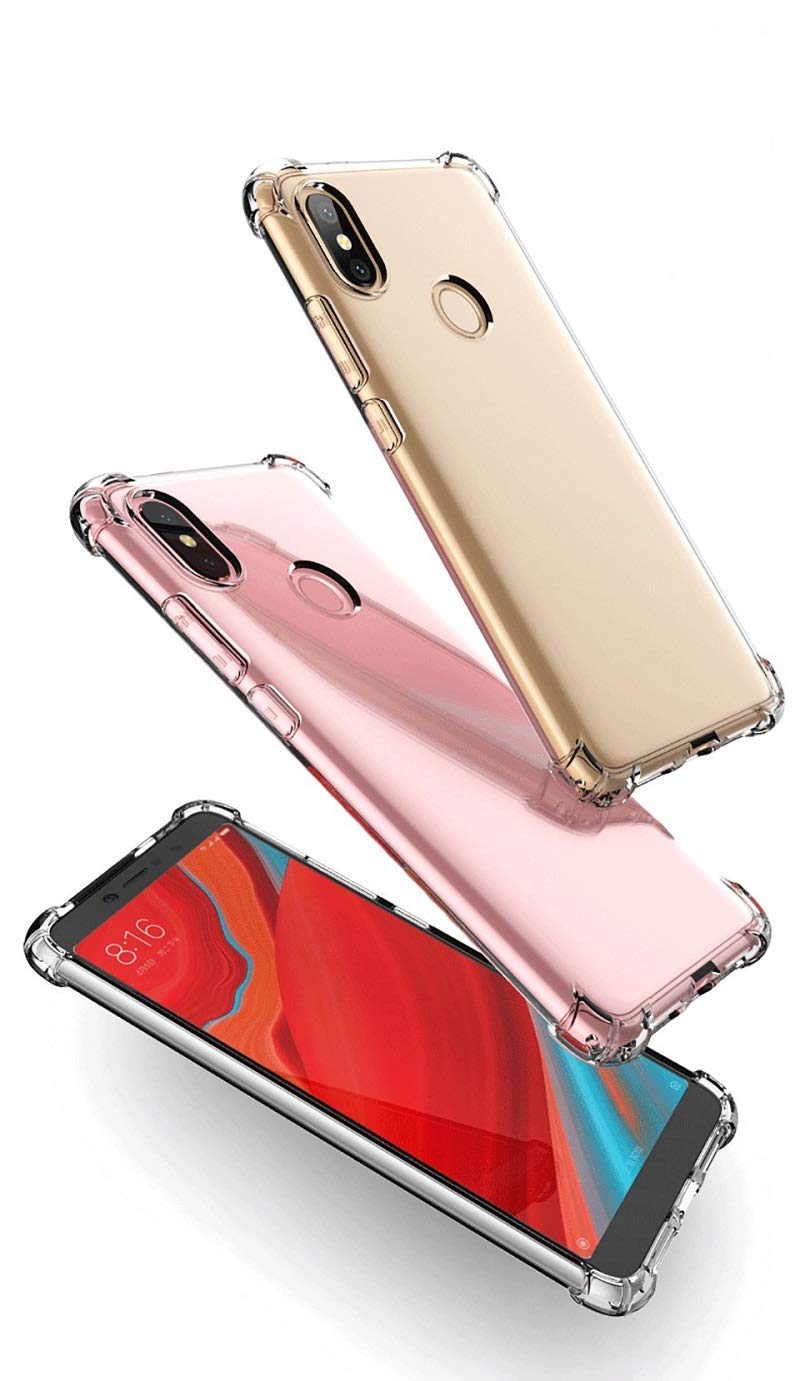 E-COSMOS for Redmi Note 5 Pro Case Cover Slim Crystal Clear Soft TPU Back Cover (Transparent)