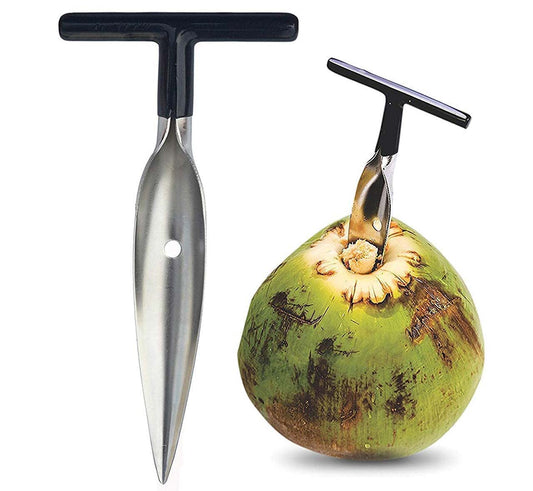 E-Cosmos Stainless Steel Coconut Opener Tool, Coconut Driller, Coconut Opener Machine, Coconut Opener Knife, Coconut Water Opener- (Pack- 1)