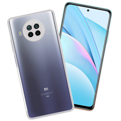 E-COSMOS for Xiaomi Mi 10i 5G Case Cover Slim Crystal Clear Soft TPU Back Cover (Transparent)