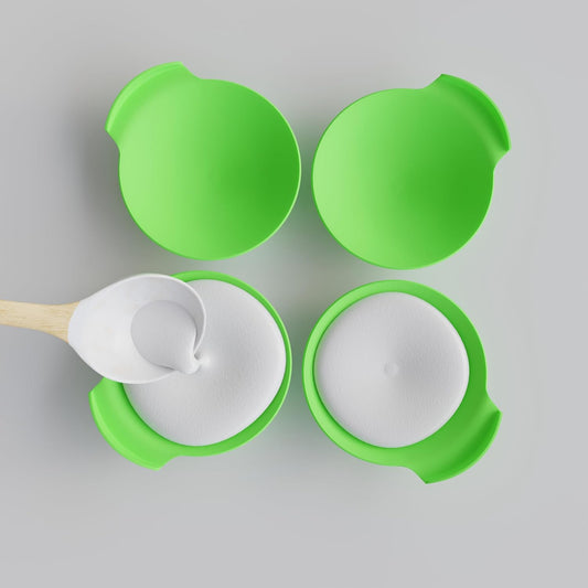 E-COSMOS 8 Silicone Idli Maker Cups – Non-Stick & Efficient Design for Less Batter Wastage (Color May Vary)