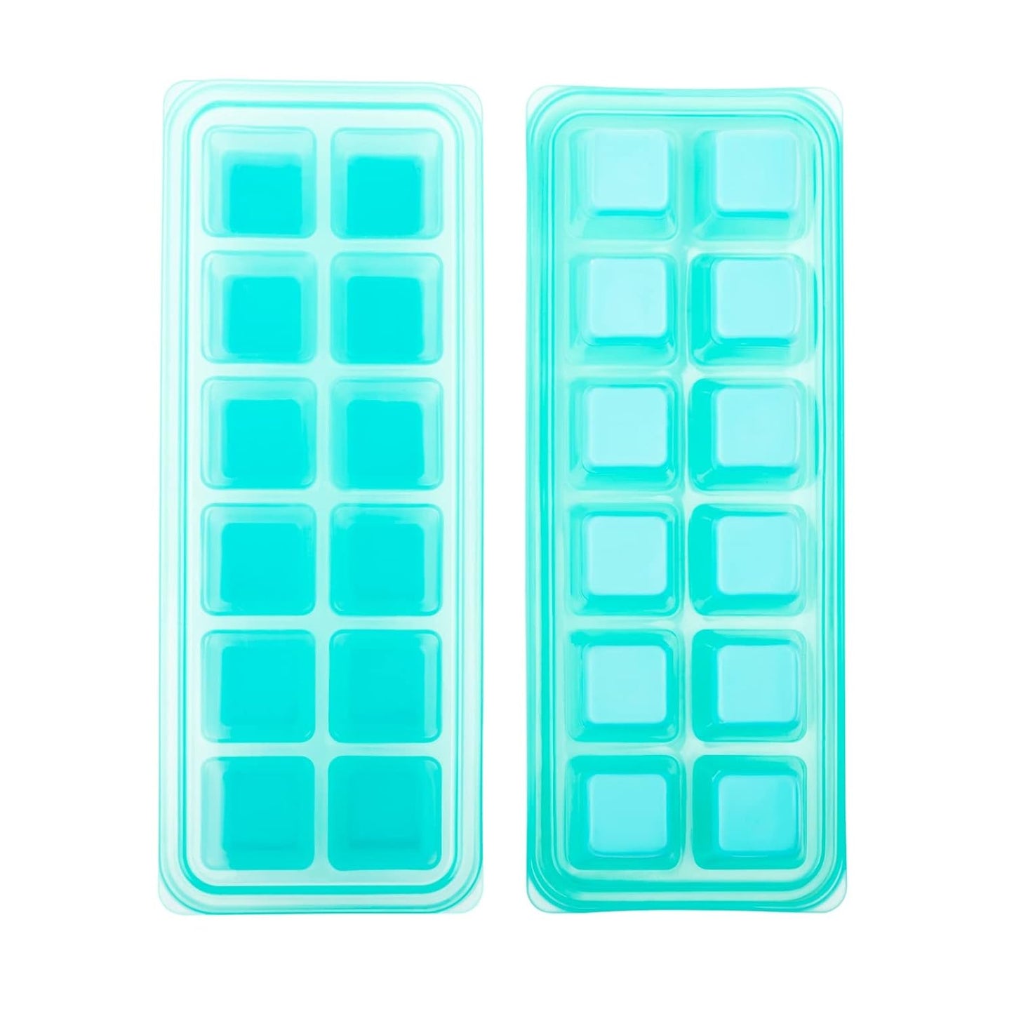 E-COSMOS Ice Cube Tray Silicone for Freezer Honeycomb 37 Cavity Ice Cube Mould Flexible Tray for Freezer, Chocolate Cake Maker, Ice Trays for Chilled Drinks, Reusable (Multi Color)