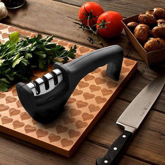 E-COSMOS Pro Knife Sharpener Tool - Advanced Rod Sharpening System for Effortless Blade Maintenance | Ideal for Chefs and Home Cooks