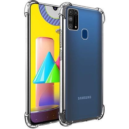 E-COSMOS for Samsung Galaxy M31 Case Cover Slim Crystal Clear Soft TPU Back Cover (Transparent)…