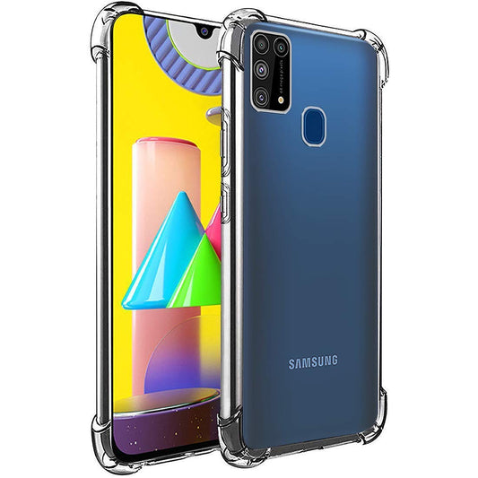 E-COSMOS for Samsung Galaxy M31 Case Cover Slim Crystal Clear Soft TPU Back Cover (Transparent)…