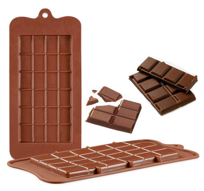 E-COSMOS Chocolate Silicon Mould, Random Design Chocolate Mould for Baking Making Chocolates