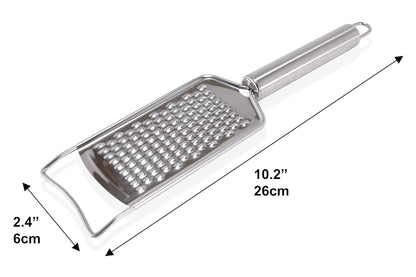 E-COSMOS Stainless Steel Cheese Grater & Lemon Zester for Kitchen