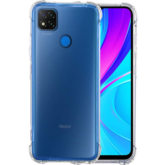E-COSMOS for Mi Redmi 9 / 9C Case Cover Slim Crystal Clear Soft TPU Back Cover (Transparent)