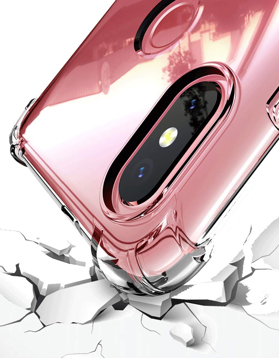 E-COSMOS Bumper Case for Xiaomi Redmi Note 7 Pro (Silicone_Transparent)