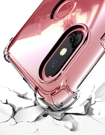 E-COSMOS Bumper Case for Xiaomi Redmi Note 7 Pro (Silicone_Transparent)