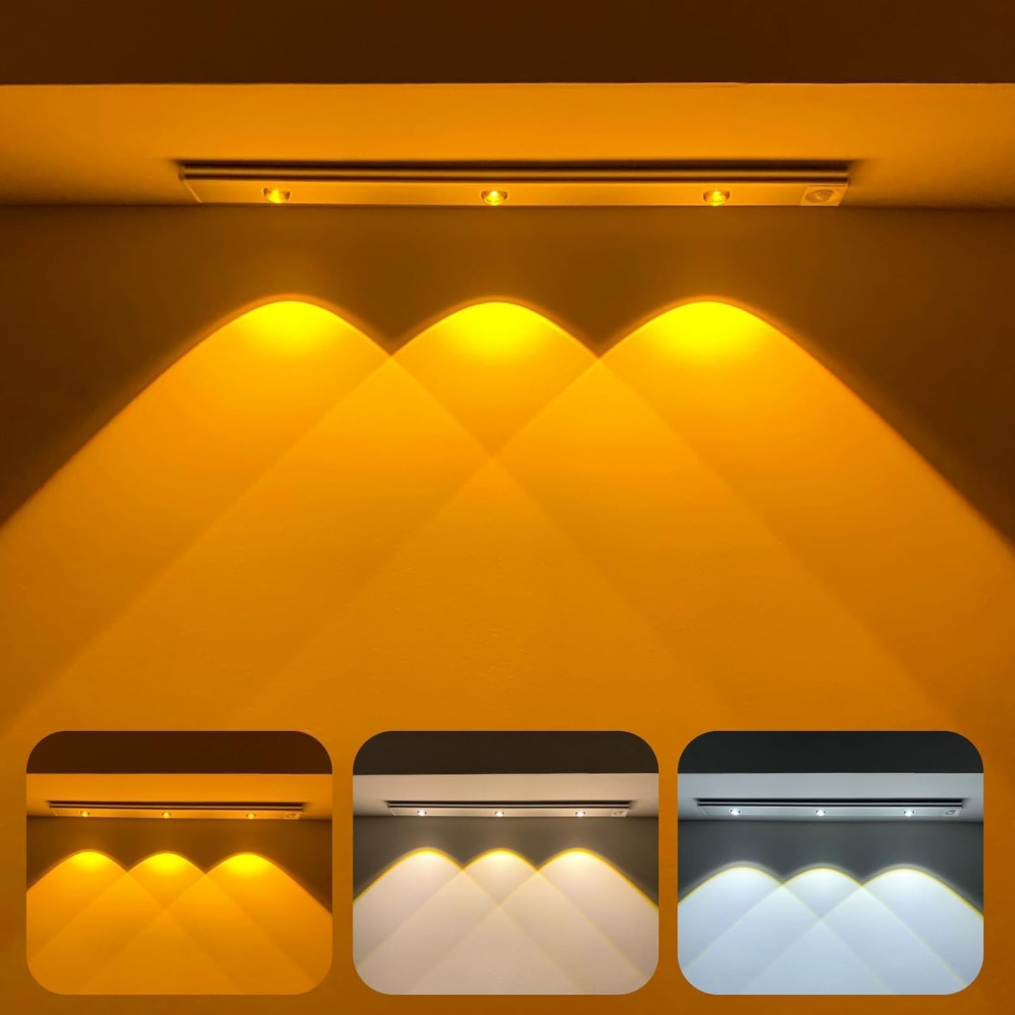 E-COSMOS Plug in Led Night Light Mini USB Led Light Flexible USB Led Ambient Light Mini USB Led Light, Led Portable Car Bulb, Indoor, Outdoor, Reading, Kitchen,Sleep (4 Pcs) - Plastic, White