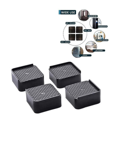 E-Cosmos Refrigerator Stand, Washing Machine Stand,Furniture Base Stand, Fridge Stands for Single Door and Double Door (Pack of 4) (Grey), Medium