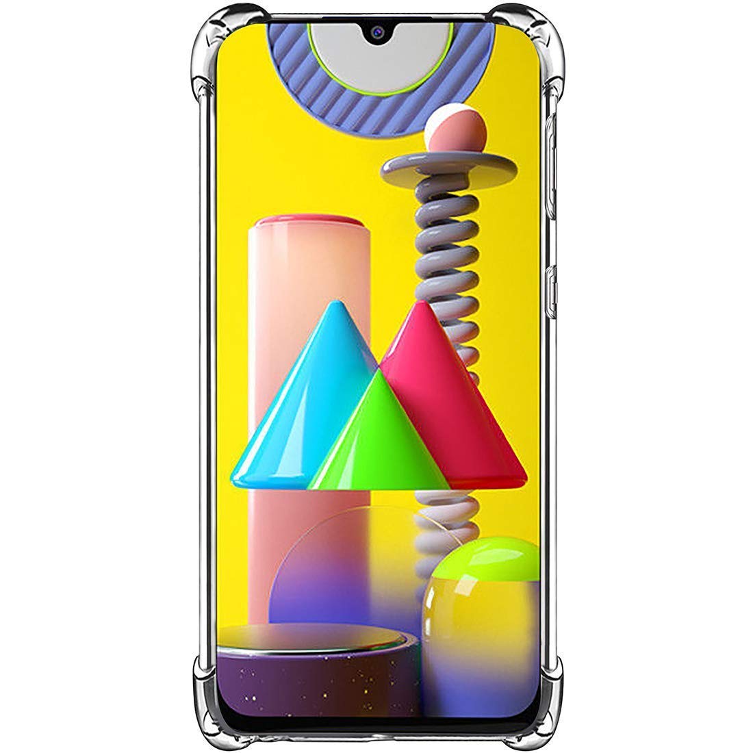 E-COSMOS for Samsung Galaxy M31 Case Cover Slim Crystal Clear Soft TPU Back Cover (Transparent)…