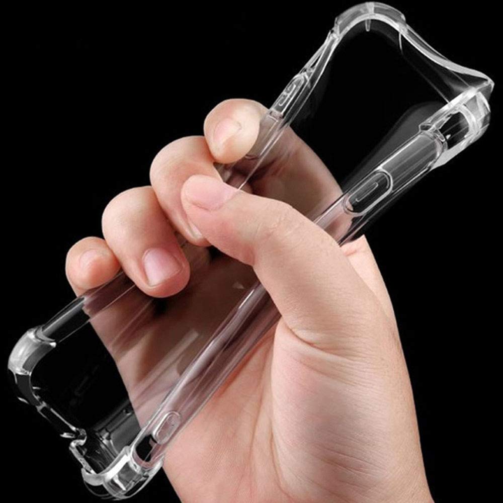 E-COSMOS for Redmi Note 5 Pro Case Cover Slim Crystal Clear Soft TPU Back Cover (Transparent)