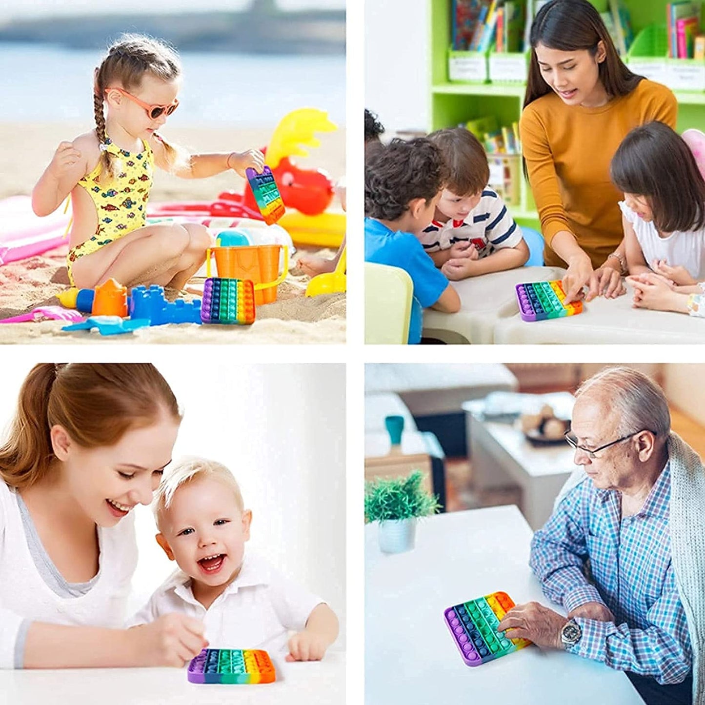 E-COSMOS Pop It Autism Special Silicone Stress Relief Toy