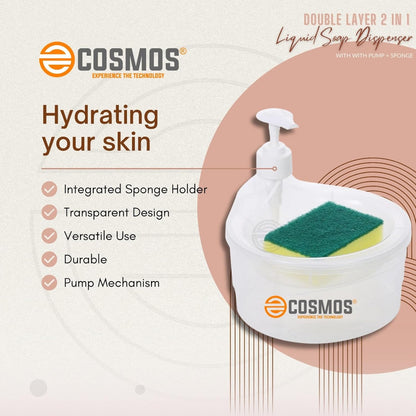 E-COSMOS Soap Dispenser Pump for Dishwasher (Multi-Colour)