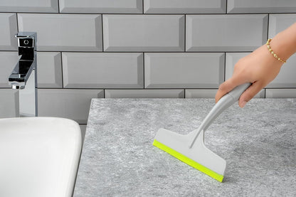 E-COSMOS Plastic Kitchen Platform and Glass Wiper (Grey)