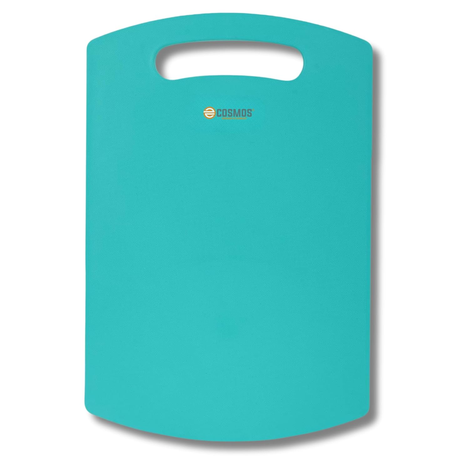 E-COSMOS Plastic Cutting/Chopping Board (Turquoise), M