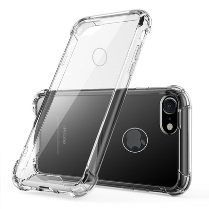 E-COSMOS Back Cover for Apple iPhone 6 (TPU+Plastic_Transparent)