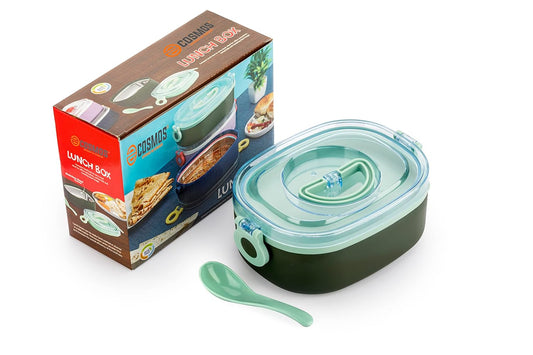 E-COSMOS School Children Stainless Steel - Plastic Lunch Box for Boys, Girls (Thermoware) 1000ml