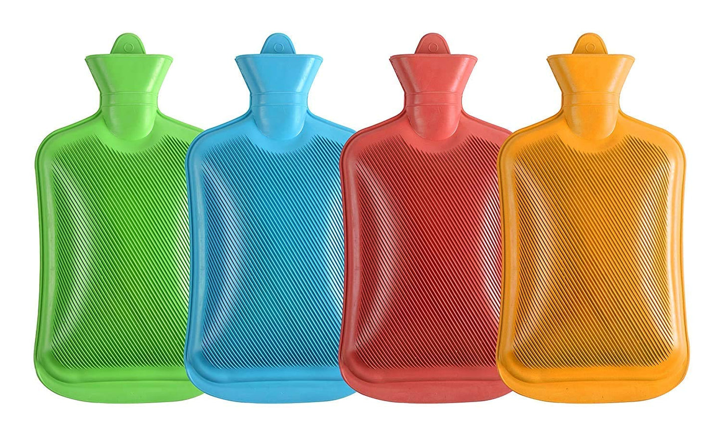 E-COSMOS Hot Water Bag (2 litre) Non Electric Rubber Heating Bottle, Heat Pouch, Heat Bag for Body Pain relief, Cramps, Hot and Cold Therapies.