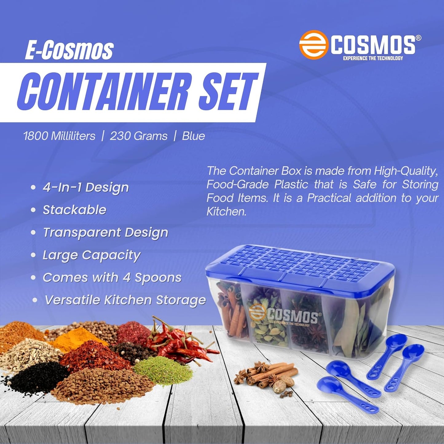 E-COSMOS Fridge Storage Boxes